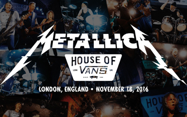 #MetallicaMonday Live at Vans in London, England 2016