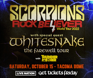 Scorpions & Whitesnake Announce Oct. 15th Show at Tacoma Dome